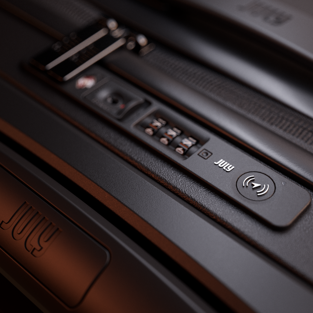 Macro detail of the CaseSafe™ wireless indicator